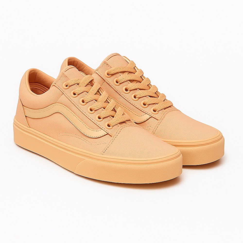 Vans Old Skool Peach Canvas Sneakers | Women’s Size 7